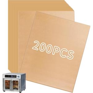 Air Fryer Liners Disposable, 200 Pcs Parchment Paper Sheets Compatible with Emeril Lagasse 26 QT Extra Large Air Fryer Accessories for Emeril 26 Qt Toaster Oven