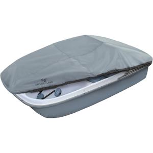 Explore Land Pedal Boat Cover - Waterproof Heavy Duty Outdoor 3 or 5 Person Paddle Boat Protector, Grey