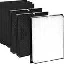 3500 Filter Replacement Set Plastic Frame Compatible with AD3000/AD3500, 3500i, 3000M, 3000Pro Air Purifier 7-Pack