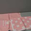 Artoid Mode Pink Home Sweet Home Flowers Summer Kitchen Towels Dish Towels, 18x26 Inch Wedding Decoration Hand Towels Set of 2