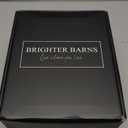 White Glass Soap and Lotion Dispenser Set by Brighter Barns - Bathroom Soap Dispenser Set Tray - Liquid Hand Soap Dispenser Pump - Modern Bathroom Accessories for Guest, Hotel, Spa, Restaurant (White)