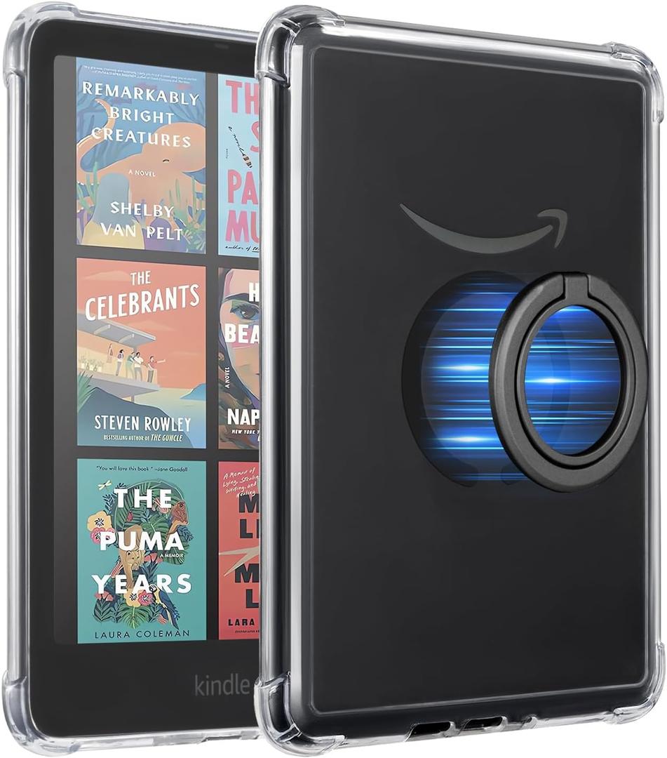 CoBak Magnetic Clear Case for 7" Kindle Paperwhite 12th Gen 2024 and Kindle Colorsoft - Compatible with iPhone MagSafe, for PopSockets Grips, for Belkin/Anker Wireless Charging Pads and Magnetic Stand