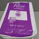 Poise Incontinence Pads for Women, 6 Drop Ultimate Absorbency, Regular Length, 56 Count