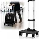 Spinner Wheelbase Luggage Cart, Extra Wide for Bags & Pet Carriers
Anti-Tilt 5-Wheel Platform, Foldable Trolley, Supports Up To 66lbs, Foldable Aluminum Frame, Wheel Base Only, 14.96" W, Black