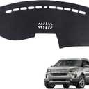 Black Dashboard Dash Board Cover Mat Carpet for Ford Explorer 2011-2019 Accessories Dash Cover Flannel Material Dash Mat Sunshade