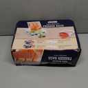 DiRose Reclosable Freezer Bags - 1 Gallon Size (200 Pack) | Double Zipper, Airtight Seal, BPA-Free, Premium Thick Heavy-Duty Bags for Safe and Secure Food Storage