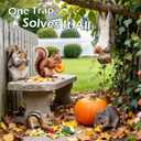Squirrel Traps, Outdoor Heavy-Duty Squirrel Traps, Rodent Trap for Patios, Squirrel Trap for Outdoor Use, Garden Use