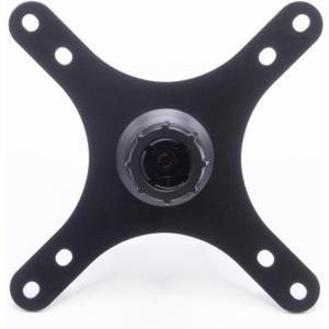Kado Portable Monitor Mounting Adapter Bracket Plate Black, 17mm Ball Head to 100x100mm 75x75mm, M4 Screw Set Wall Mount Arm Mount Universal, Tripod Camera Stand for Desktop Monitor Portrait Mode