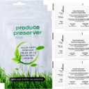 Funmit W10346771A FreshFlow Produce Preserver Replacement for Whirlpool Refrigerator Replace W10346771 2117689 AP5324183 AH3503014 EAP3503014 PS3503014 (3 Pack - 6 Pouches)