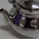 SANQIAHOME Stainless Steel Teapot With Removeable Infuser 71 oz (2000ml) Thickened Mirror Polished Stovetop Tea Maker for Herbal and Infusion, Silver 