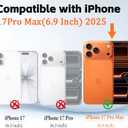 For iPhone 17 Pro Max Case Cute Polka Dot Phone Case Compatible with MagSafe, Dual-Layer Shock Protection (Hard PC + Silicone) - Aesthetic Protective Phone Cover for Women Girls, Brown