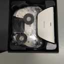 ManbaOne Interactive Screen Wireless Gaming Controller for PC/Switch/Switch 2/iOS/Android,Hall Effect Stick & Trigger,RGB Lighting,Remappable Buttons,1800mAh with Charging Dock (White)