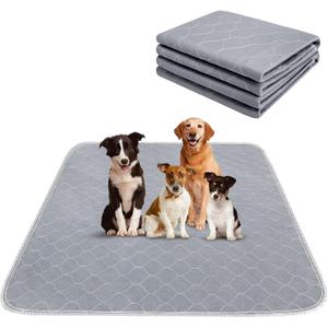 Conkote Reusable Pee Pads for Dogs Extra Large 60" x 48" Puppy Playpen Mat, Washable Pee Pads Heavy Absorbency Waterproof Dog Training Pads Non-Slip for Housebreaking, Whelping, Potty, Crate
