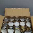 VERONES Mini Mason Jars, Mason Jars 4 oz With Regular Lids, Ideal for Jam, Honey, Wedding Favors, Shower Favors, DIY Spice Jars, 25 PACK, Extra 20 Lids