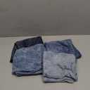 MIULEE Pack of 4 Couch Throw Pillow Covers 16x16 Inch Neutral Blue Soft Decorative Chenille Pillow Covers Farmhouse Accent Cushion Covers for Boho Western Home Coastal Decor Sofa Bedroom Living Room