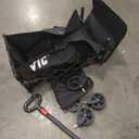 VIC Collapsible Folding Wagon 180L, Extra Long Extender Cart,Beach Cart Heavy Duty 440LBs Foldable, Utility Grocery with Side Pocket for Camping Garden Sports, V1max