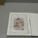 PHAREGE 5x7 White Vintage Picture Frame, 5 by 7 Ornate Antique Picture Frame for Wedding, Retro Photo Frame Displays Horizontally or Vertically On Tabletop