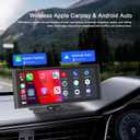 Avylet 9.26" Portable Carplay Screen for Car with Wireless Apple Car Play & Android Auto Touch Screen, OTA Upgrade, Backup Camera, Voice Control, GPS Navigation, Mirror Link, Bluetooth 5.0, FM, AUX