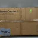 Steel Base Rolling TV Stand for 32-75 inch TVs up to 110 lbs, Leveling & Tilt & Swivel Mobile TV Stand with Hidden Wire Management, Height Adjustable Portable Tv Stand with Steel Shelf, Black (without Power Outlet)