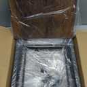 Brown Heavy Duty 5 Gallon Water Bottle Holder - 2 Tier Water Cooler Storage Rack With Top Shelf - Dispenser Stand for Kitchen, Living Room, Office