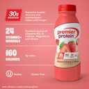 Premier Protein Shake, Strawberries & Cream, 30g Protein, No Added Sugar, 24 Vitamins & Minerals to Support Immune Health, 11.5 fl oz, 12 Pack (EXP 08/31/26)