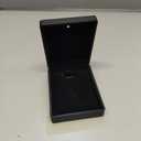 LED Light Pendant Necklace Gift Box, Velvet Jewelry Storage Display Case for Proposal Engagement Wedding Anniversary Birthday Valentine's Day (Black)