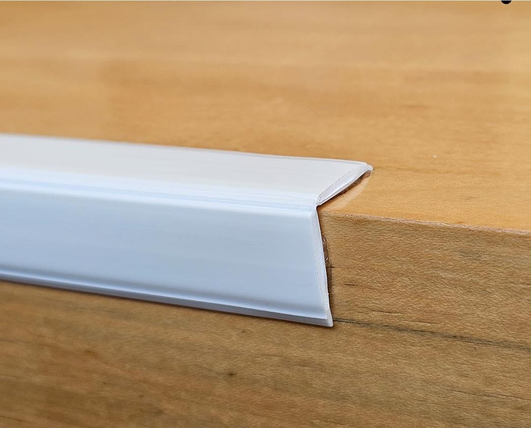 Inside & Outside Corner Trim, Peel and Stick Wall Molding Trim 3D DIY Decorative Lines for Wall Floor Window Door Ceiling and More,Flexible,Self-Adhesive,1.5in x 16ft, Traffic-White