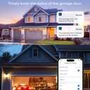 meross Smart Garage Door Opener Remote, APP Control, Compatible with Alexa and SmartThings, Multiple Notification Modes, No Hub Needed