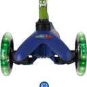 Self Balancing Kick Scooter with Light Up Wheels, Extra Wide Deck, 3 Wheel Platform, Foot Activated Brake, 75 lbs Limit, Kids & Toddlers Girls or Boys, for Ages 3 and Up