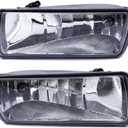 G-PLUS Front Bumper Fog Lights Compatible with Ford Explorer 2006-2010/Fit Explorer Sport Trac 2008-2010 Pair Driver and Passenger Side Driving Fog Lamp Accessories Clear Lens