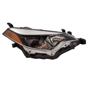 For 2014 2015 2016 Corolla Headlight Assembly, W/Bulbs Headlamp Set Front Right Headlights Replacement (R)