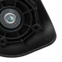 1 Pair Replacement Wheels 360 Swivel Suitcase Casters for Luggage Black (W293)