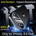 Ferilinso 6 Pack Camera Lens Protector for iPhone Air Accessories, Phone Case Friendly, 9H+ 17 Air Tempered Glass Cover, Ultra HD, Anti-Scratch, Not Easy to Break, Strong Adsorption (6.5 inches)