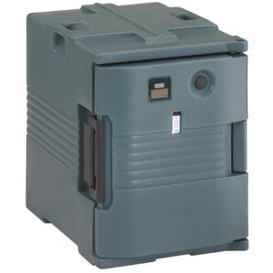 Cambro Insulated Food Pan Carrier - Electric Hotbox for Catering Transport & Serving - UPCH400 Series (Granite Gray)