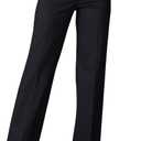 Lee Women's Ultra Lux Comfort with Flex Motion Trouser Pant (8, Black)