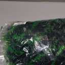 Christmas Tinsel Garland - 33 Ft Green Metallic Tree Winter Xmas Garland Dark Green Tinsel Hanging Twist Hanging Decorations for Christmas Party Holiday Supplies