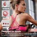 Wireless Earbuds 75hrs Bluetooth 5.4 Headphone Sport, 2026 Bluetooth Earbuds Stereo Deep Bass Over Ear Bud with Earhooks, ENC Noise Cancelling Mic, IPX7 Waterproof Earphone for Gym/Workout/Run, Red