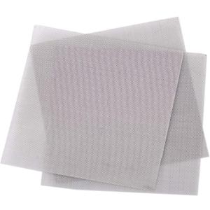 LTKJ 3pcs Stainless Steel 50 Mesh Micron True Filtration Screen Fine Wire Filter 3.94 x 3.94inch