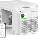ZAFRO U Shaped Inverter Window Air Conditioner, Ultra Quiet (32dB), 12000BTU ASHRAE (8100 BTU DOE) Smart Air Conditioner Window Unit, App/Voice/Remote, Saddle Window AC Unit with Cool/Dry/Fan Modes