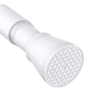 Tension Curtain Rod for Windows 28 to 48 inch, Adjustable Expandable Pressure Spring Curtain Rod No Drilling, 7/8" Curtain Rod for Bedroom Doorway Closet Door