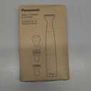 Panasonic Bikini Trimmer and Shaver for Women with 4 Attachments for Fast Easy Gentle Grooming in Intimate Areas, Use Wet/Dry, Electric Razor, Battery-Operated  ES-WV62-H (White/Silver)