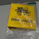 Showbill Binder with Display Sleeves, Holds 8.5 x 5.5 Broadway Programs, Includes 25 Clear Sheet Protectors, D-Ring Organizer for Theatre Memorabilia & Collectibles, Yellow