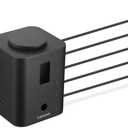 Lenovo Smart Charger, Designed for Chromebooks, Charge 5 laptops at Once and Monitor Their Battery Levels, Integrated 30cm USB-C Cables