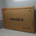 Wavy Mirror with Wood Frame, Modern Decorative Asymmetrical Mirror for Bedroom, Living Room, Entryway (Black, 24x15)