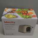 Mecity Toaster 2 Slice, Touch Screen Wide Slot Retro Toaster For Breads Bagel Muffin Waffle, House Warming Gift New Home, 120V 825W, Cream Color