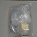 WDSHCR 50 PCS Clear Plastic Gift Bags with Handles, Party Favor Bags with Ribbons, Reusable Goodie Tote Bags for Wedding, Baby Shower, Birthday (Clear 5.9 x 6.3 x 2.8, 50 Pack)