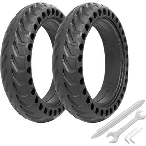 Electric Scooter Solid Tires for Xiaomi m365 / Gotrax GXL V2, 8.5 inches Solid Tires Explosion Proof Tire for Xiaomi Mijia M365/Pro and GOTRAX GXL V2 Electric Scooter (2pcs)