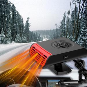 12V 150W Portable Car Heaters for Vehicle, 2 in 1 Heating & Cooling Fast Windshield Defrost Defogger, Plug in Cigarette Lighter for Car/SUV/RV, Thanksgiving Gift