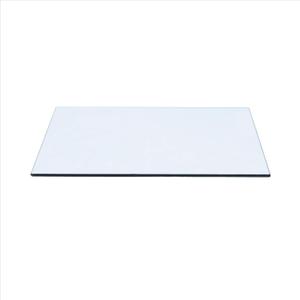 Spancraft 17" x 24" Rectangle Tempered Glass Table Top 3/8" Thick Flat Polish Edge and Touch Corners