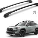 300Lbs Lockable Roof Rack Crossbars for 2019-2025 Rav4 Adventure/TRD Off-Road, Heavy Duty Aluminum Anti-Corrosion Cross Bar Fit Luggage Luggage Kayaks Bicycles Snowboard